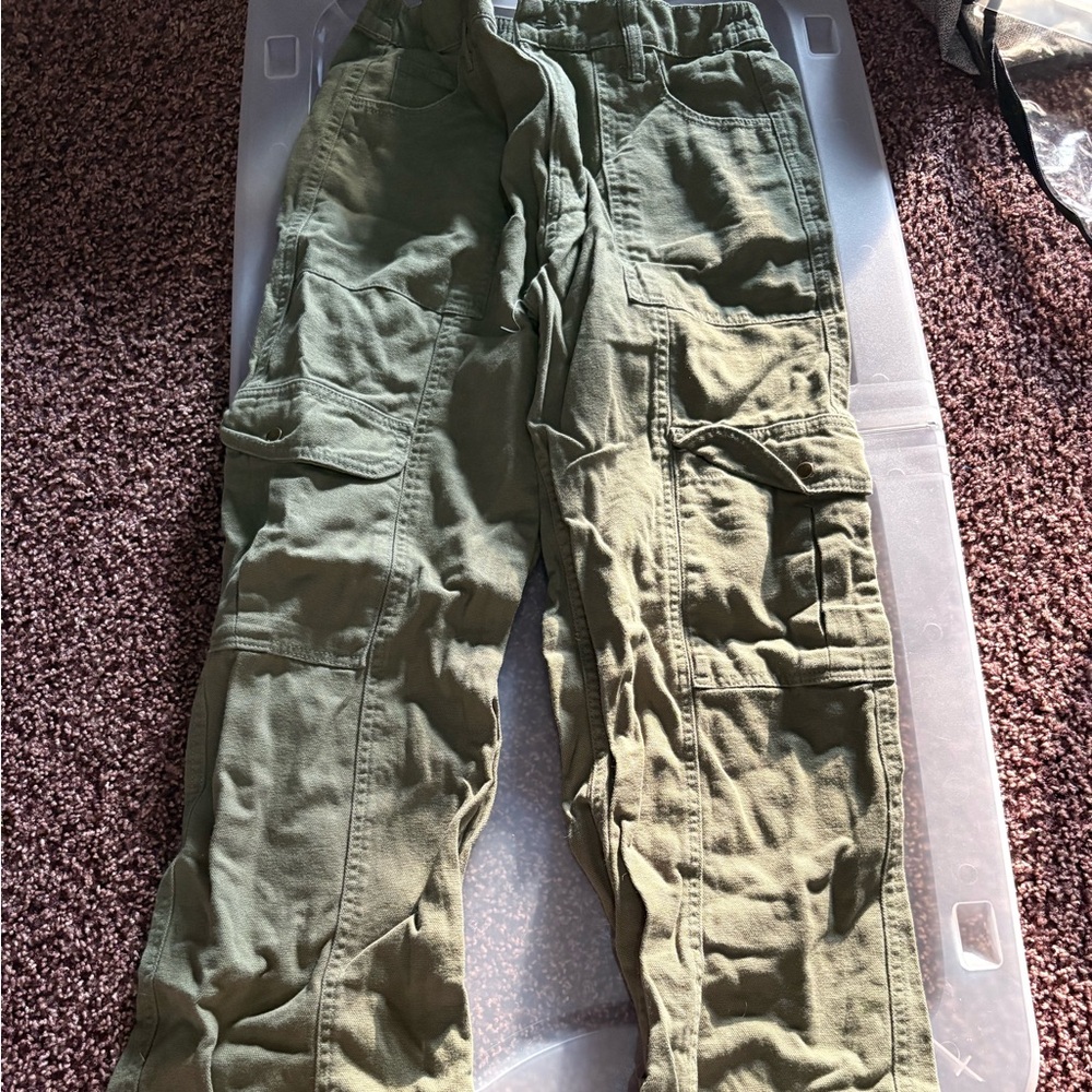 Olive Cargo Pants